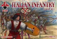 72099 Итальянская пехота 16 век №1 Red Box