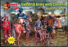 72031 Шведская армия с кулевриной (Тридцатилетняя война) Mars figures