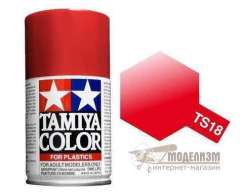 Красный металлик Tamiya TS-18, 100 мл