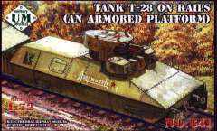 641 Танк Т-28 на рельсах (бронеплатформа бепо) UMT
