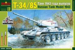 Танк Т-34/85 1943 года выпуска Micro Scale Design