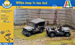 7506 Джип Willys 1/4 Ton 4X4 (2 в 1) Italeri