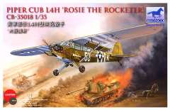 Самолет Piper Cub L4H Rosie the Rocketer Bronco Models