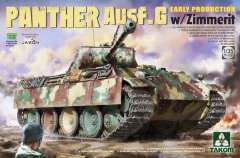 Танк Panther Ausf.G (ранний) с циммеритом Takom
