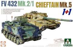 5008 Британский БТР FV432 Mk.2/1 и танк Chieftain Mk.5 (1+1)