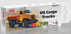 Набор красок для американских грузовиков, ICM 3019