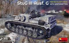 Модель StuG III Ausf.G с зимними траками MiniArt
