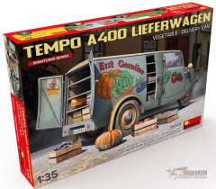 Грузовик Tempo A400 Lieferwagen для доставки овощей от MiniArt