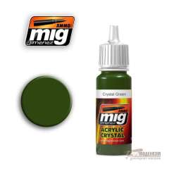 Кристальный зеленый лак A-MIG-0092, 17 мл