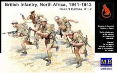 3580 Британская пехота в Северной Африке 1941-43 год Master Box