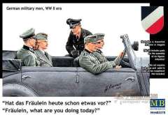 3570 Немецкие военные в автомобиле Master Box