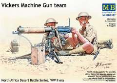 3597 Пулемет Vickers с расчетом (Северная Африка 2МВ) Master Box