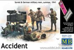 3590 Авария. Советские и немецкие солдаты летом 1941 года Master Box