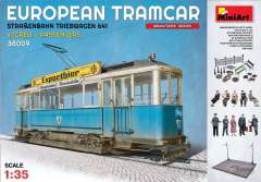 38009 Европейский трамвай с водителем и пассажирами MiniArt