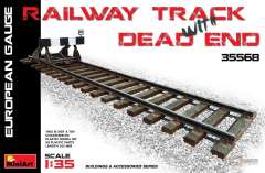 35568 Железнодорожные рельсы с тупиком (европейский стандарт) MiniArt