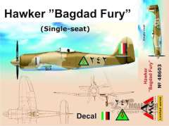 Hawker Bagdad Fury (одноместный) AMG Models