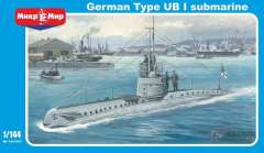 144-016 Немецкая прибрежная подводная лодка Type UB-1 Micro-Mir