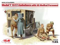 Model T 1917 Ambulance с медицинским персоналом ICM