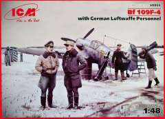 ICM48804, Bf 109F-4 с персоналом Люфтваффе