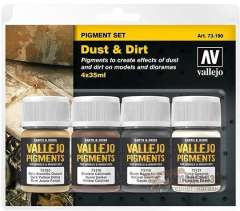 Пыль и грязь (набор пигментов Vallejo)