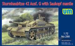 Sturmhaubitze 42 Ausf. G w. Saukopf Mantlet UM