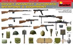 Советское пехотное автоматическое оружие и снаряжение 2МВ MiniArt