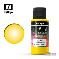 Желтая Candy (прозрачная) Premium Color 62071, 60 мл