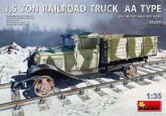 1,5 тонный железнодорожный грузовик Тип АА MiniArt