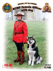 16008 Офицер Канадской Королевской Полиции с собакой ICM
