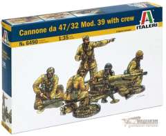 6490 Cannone da 47/32 Mod. 39 with crew Italeri