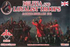 72051 Ополчение и войска лоялистов 1745 год (Якобитское восстание) Red Box