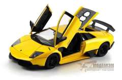 Meizhi 2152y Lamborghini LP670-4 SV (желтый) 1/18