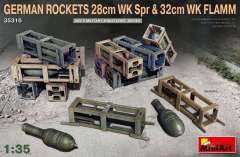 Немецкие Снаряды 28см WK Spr и 32см WK FLAMM MiniArt