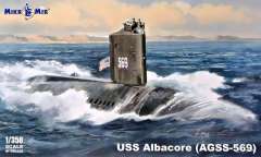 350-036 Подводная лодка USS Albacore (AGSS-569) Micro-Mir