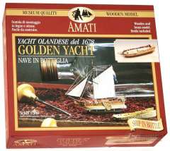 Golden Yacht (корабль в бутылке) Amati