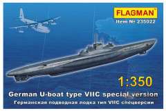235022 Немецкая подводная лодка тип VIIC (Спецверсия) Flagman