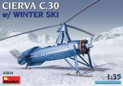 Автожир Cierva C.30 на лыжах MiniArt
