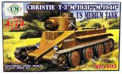 Колесно-гусеничный танк Christie T3 M1931/M1940
