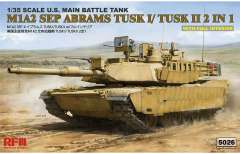 Танк M1A2 SEP Abrams TUSK I/TUSK II с интерьером RFM