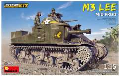 Танк M3 LEE среднего производства с интерьером