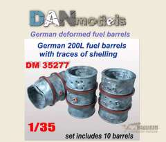Немецкие 200-литровые прострелянные бочки DANmodels