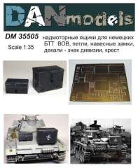 DANmodels Надмоторные ящики для немецкой бронетехники