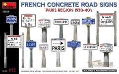 35659 Французские бетонные дорожные знаки MiniArt