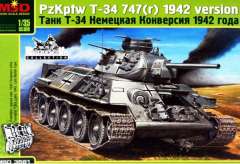 Танк Т-34 немецкая конверсия 1942 года Micro Scale Design