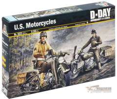 0322 Американские мотоциклы (операция D-Day) Italeri