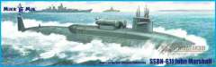 350-043 Подводная лодка SSBN-611 John Marshall Micro-Mir