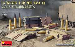 35381 Снаряды с ящиками для 75-мм танковых орудий Kw.K. 42 и Kw.k. 40 MiniArt