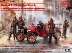 Model T 1914 Fire Truck с пожарными США ICM