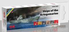 Акриловые краски от ICM для покраски немецких кораблей