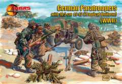 Немецкие парашютисты с пушкой LG 42 (тропическая форма) Mars figures